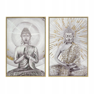 Obrázok DKD Domáce dekorácie Oriental Buddha (80 x 4 x 12