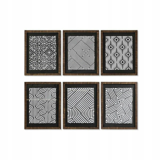 DKD DOMOVÝ DEOCOR Picture Modern Geometric (33 x