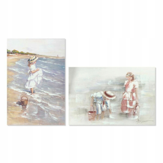 Obrázok DKD DOMOV DECON Pláž (60 x 2,5 x 90 cm) (2 s