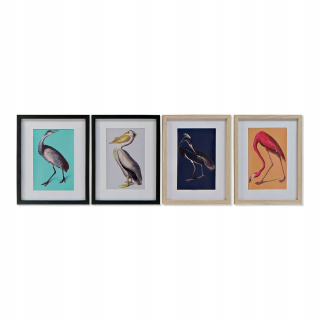 Obrázok DKD Home Decor S3013651 Tropické vtáky (35