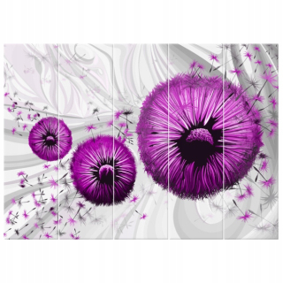 Tlačený obrázok Purpurové púpavy ... 225x160 cm