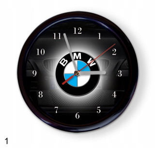 Hodiny - Nástenné hodiny BMW znak auta logo pečiatka